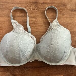 Torrid light blue Lace Bra with Underwire Support